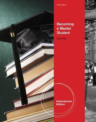 Becoming a Master Student, International Edition : Ellis, Dave: Amazon ...