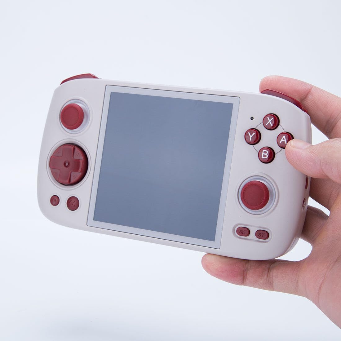 Console di gioco portatile RG Cube Scheda 256G con 8000+Giochi,, Schermo IPS da 4,9 pollici Android Arcade Unisoc T820 Processore Console di gioco arcade, 8+128G Lettore di videogiochi