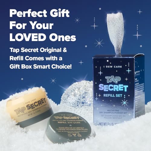 Image of I DEW CARE Tap Secret Mattifying Dry Shampoo Powder - Refill Set