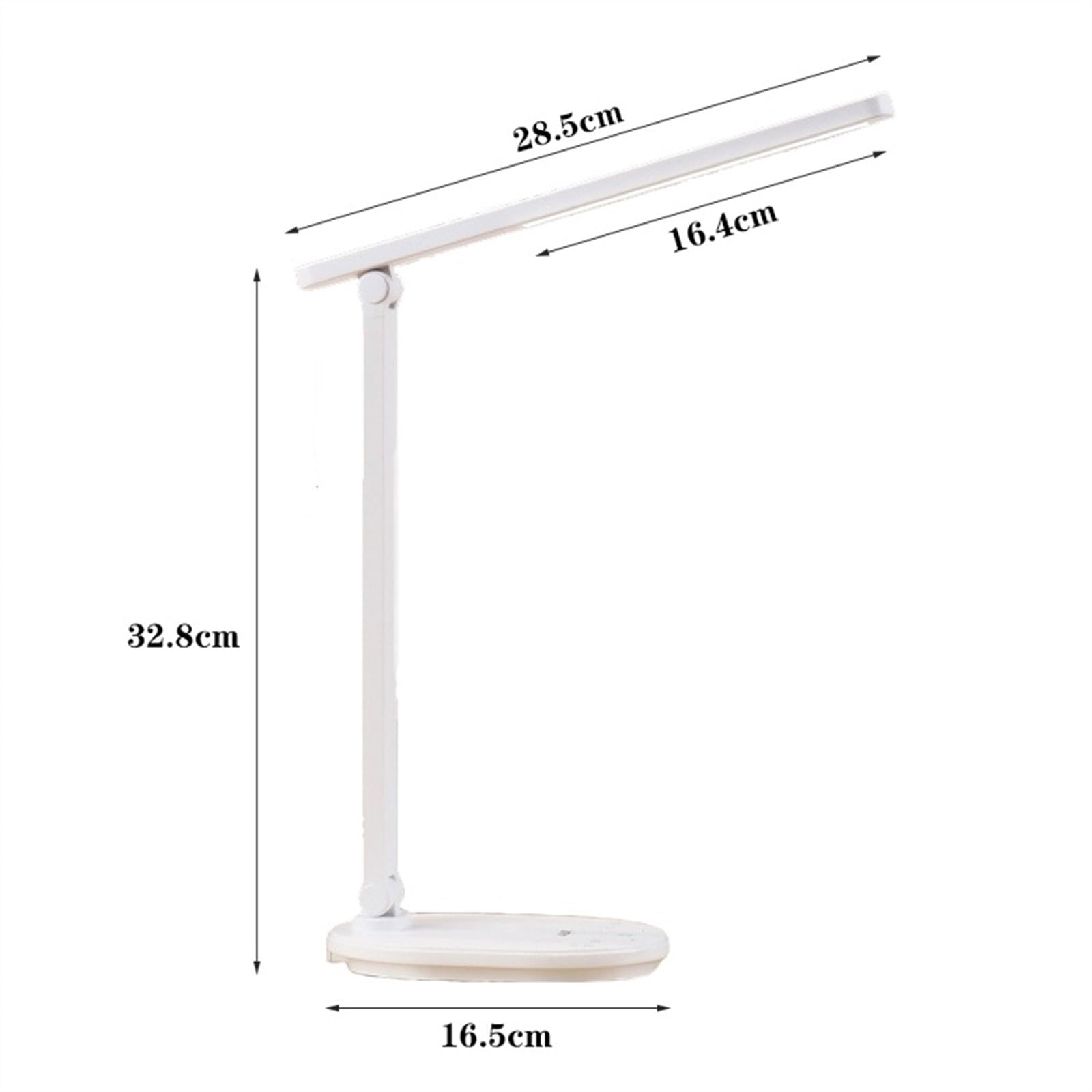Lampka nocna Lampka biurkowa Lampa biurkowa LED z portem USB, ściemniana lampka na biurko do czytania z ochroną oczu do domowego biura, 9 poziomów jasności i 3 tryby oświetlenia, sterowanie dotykowe L