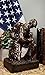 Ebros Gift Battlefield Kneeling Soldier Statue 8.5