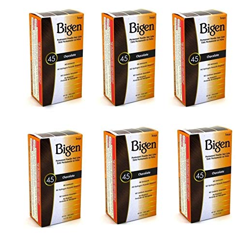 Bigen Powder Hair Color 45 Chocolate .21 oz (Case of 6)