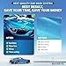 Max Water 2 Stage Deionized Spot Free Car Rinse Unit, Premium Water Deionizer for Spotless Washing - Car RV and Motorcycle Wash System - 2 DI Filters with 45-80 PSI and 3/4
