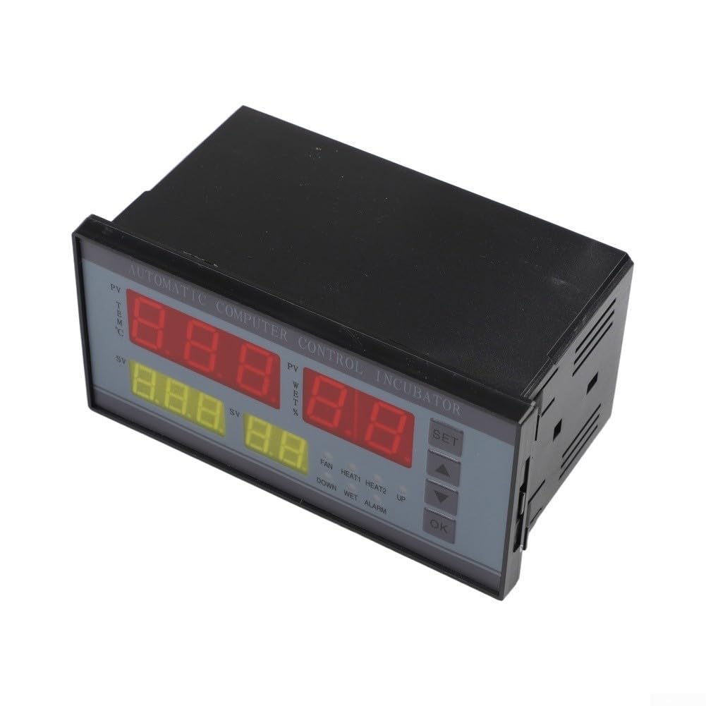 Controlador digital de temperatura para incubadora xm-18 con control de humedad de aire, pantalla LCD para incubadora, invernadero, terrario, 220 V