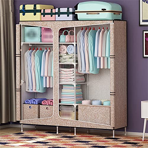 Armoire en tissu stable pour ranger vos vêtements sans risquer de plier