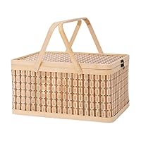 竹製　フルーツバスケット　籠 楽天市場】2way 天然竹 バスケット 折りたたみ式 鍋敷き 収納