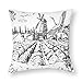 Fundas de cojín, 1 unidad de fundas de almohada decorativas de campo de lavanda rural de molino de viento de 40 x 40 cm, fundas de almohada cuadradas de poliéster suave