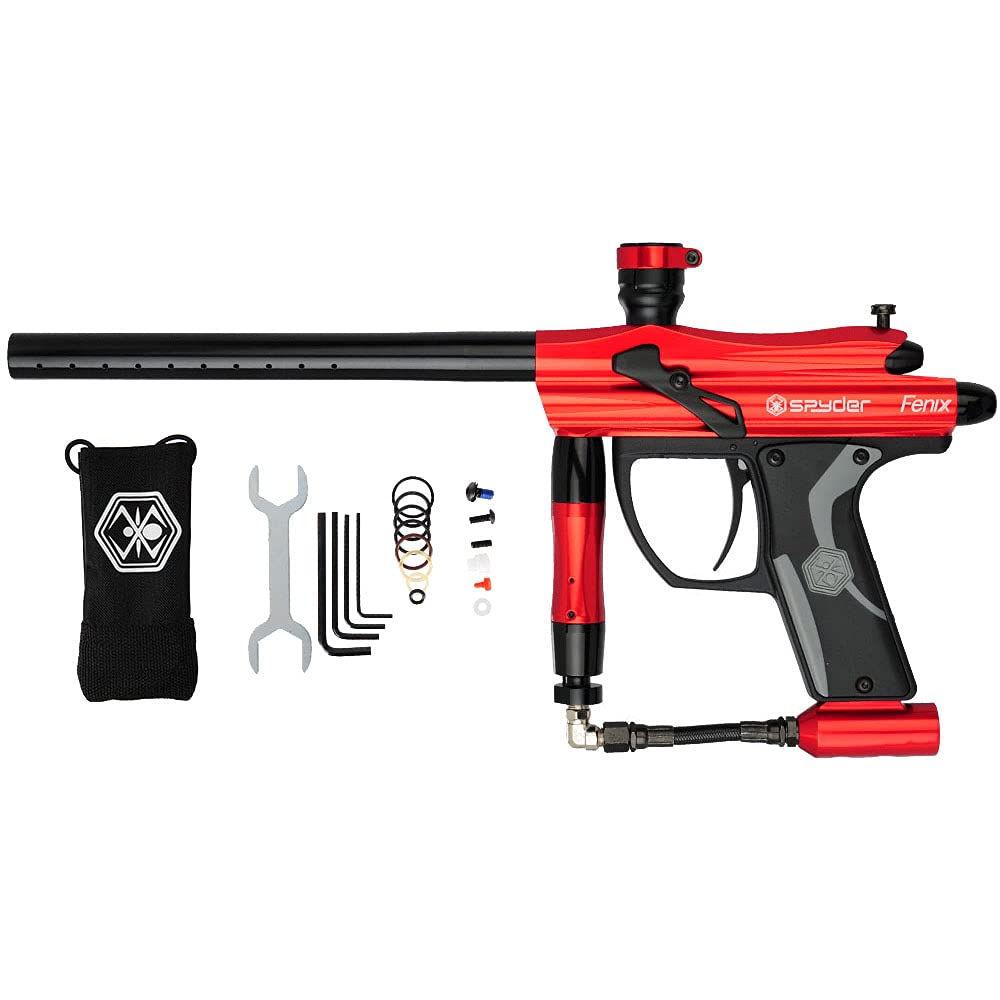Kingman Spyder Fenix .68 Cal Electronic Paintball Gun with Eyes Semi
