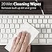 GreatShield Screen Cleaning Kit with 2 Bottle Solution (60ml and 120ml), 2 Microfiber Cloths, 20 Non-Alcohol Screen Cleaning Wipes, and Brush for Laptops, PC Monitors, Smartphones, Tablets, TVs