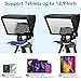INMEI TX12P Teleprompter with Remote App Control, 14inch Metal Teleprompter，Compatible with iPad, Smartphone, DSLR Camera,Collapsible with Carry Case,Easy to Assemble