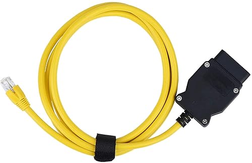 Miniatura 5 de Enet OBD2 Cable RJ45, Ethernet 6.6 pies/2M Cable RJ45 Ethernet Conector Herramientas a OBDII Cable de interfaz de coche Codificación de diagnóstico