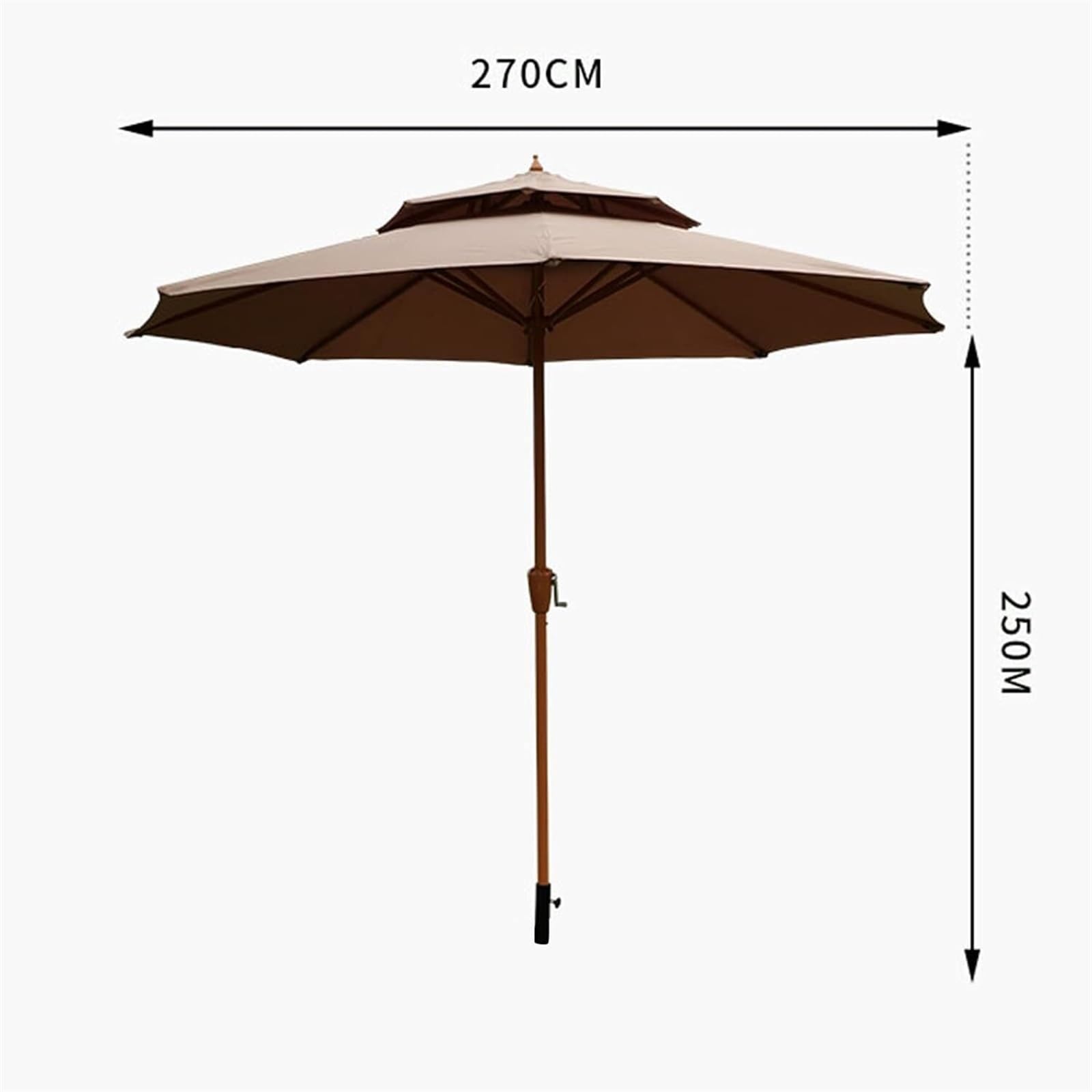 Prosty Parasol, Parasol Ogrodowy Na Zewnątrz Parasol Targowy Do Basenu Na Tarasie Ogrodowym Bez Podstawy Ogrodowy Parasol