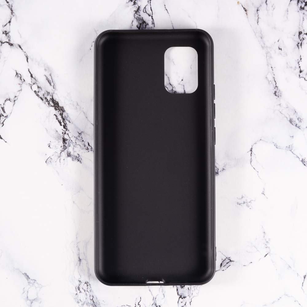 Custodia in TPU Compatibile con ZTE Axon 11 5G, Cover Protettiva Morbida e Antiurto con Ritagli Precisi e Design Sottile Antigraffio (Nero