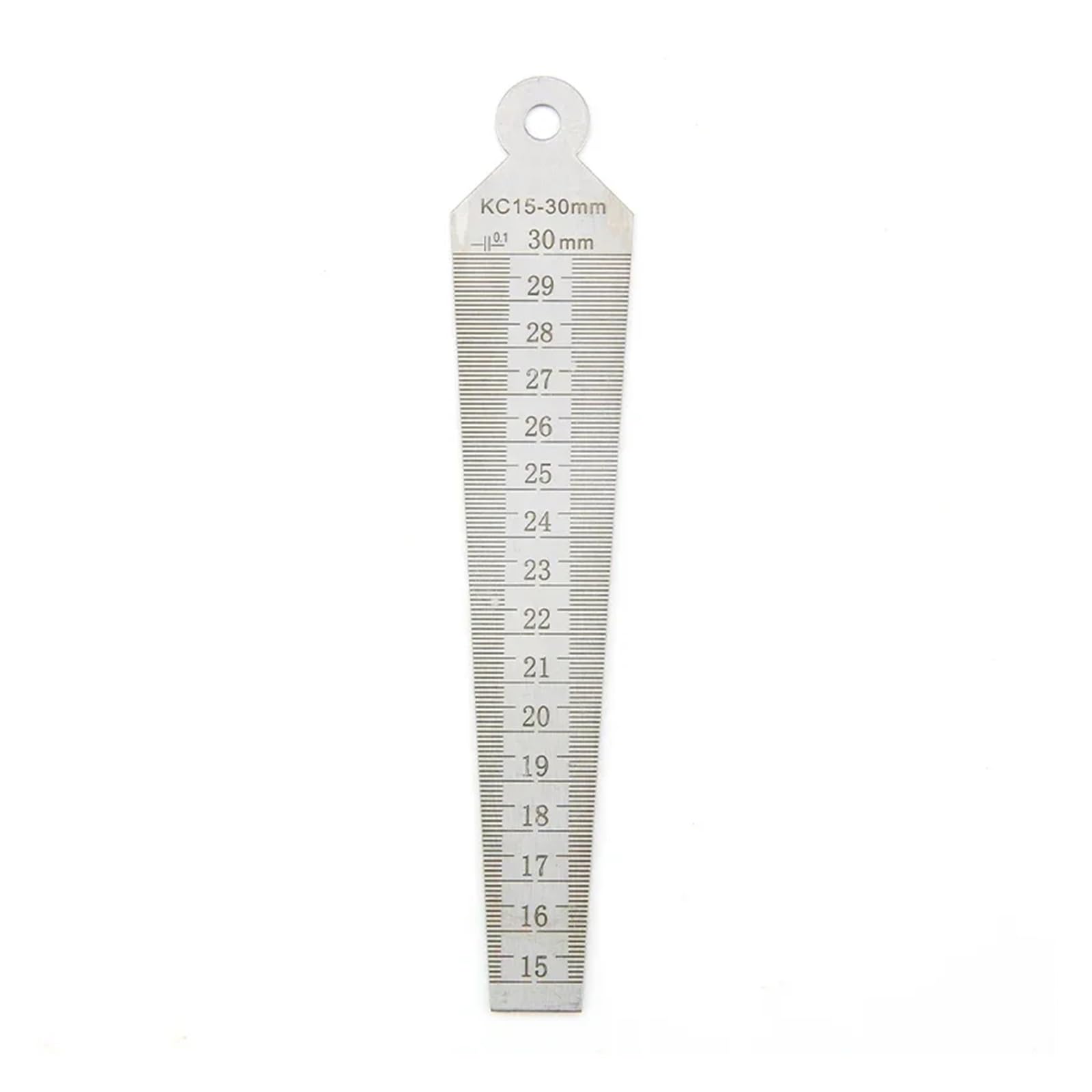 Wedge Feeler Gauge Taper Conical Gaugs For Measurement Valve Thickness Measuring Probes For Gap Meter Tool(15-30mm)