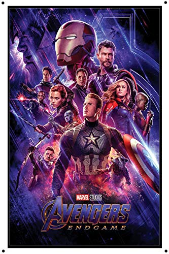 HISIMPLE Cartel de metal retro de 20,3 x 30,5 cm, póster de Journey's End The Avengers: Endgame