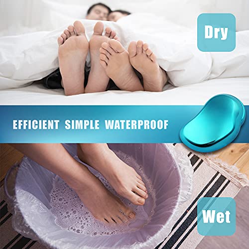 Puikos Foot File Callus Remover, Nano Glass Foot Skin Remover, Fast & Safe Foot Care Foot Callus Remover File, Waterproof & Portable Foot File Rasp For Home Pedicure Foot Spa (Blue) #TOP4
