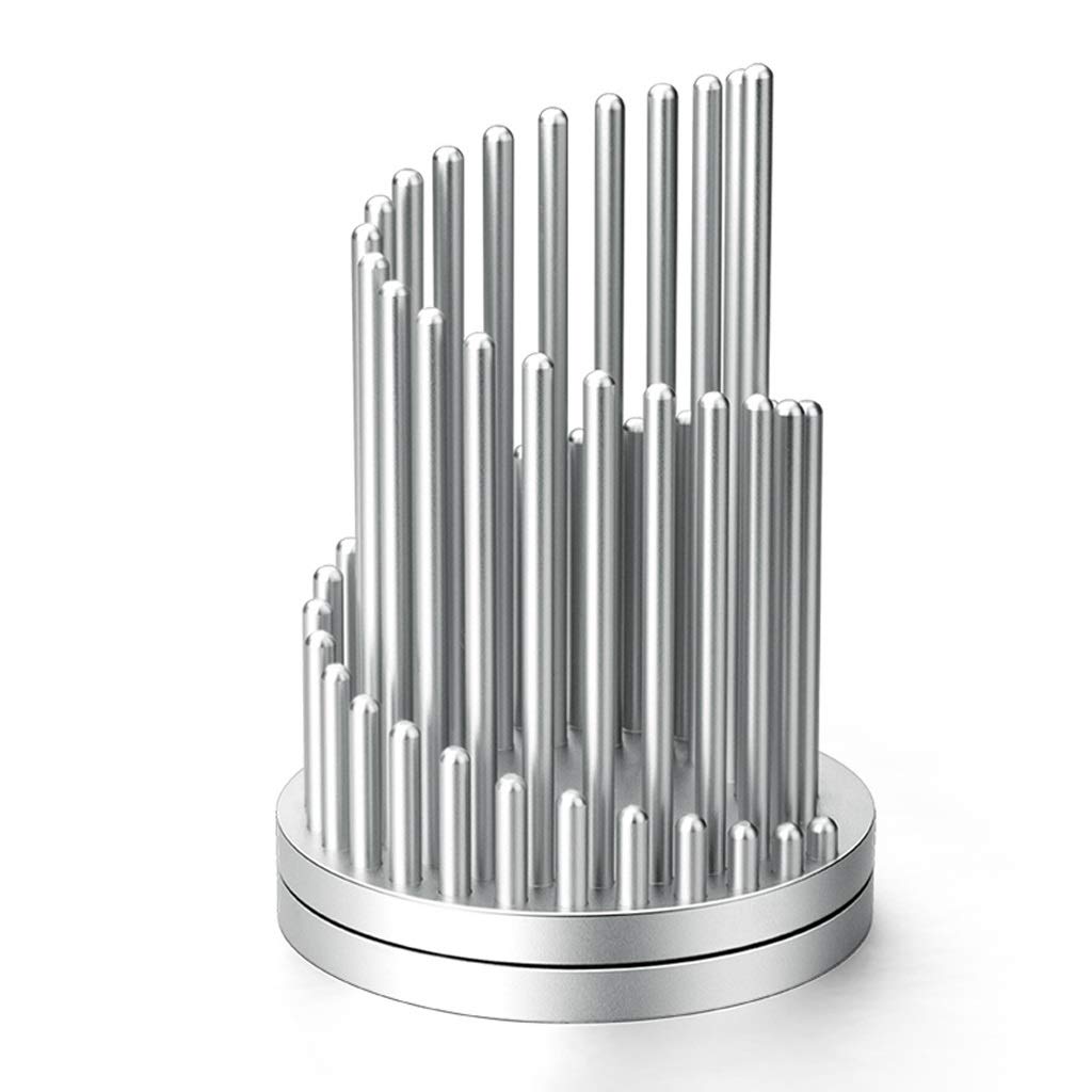 Portapenne da scrivania Supporto in lega di alluminio Rotating decompressione della penna della matita della penna Container Storage Box scrittorio della casa Cartoleria Decoration Organizzatore di pe