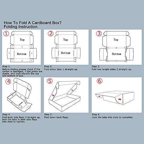 Image of HORLIMER 12x9x4 inches Shipping Boxes Set of 20, White Corrugated Cardboard Box Literature Mailer