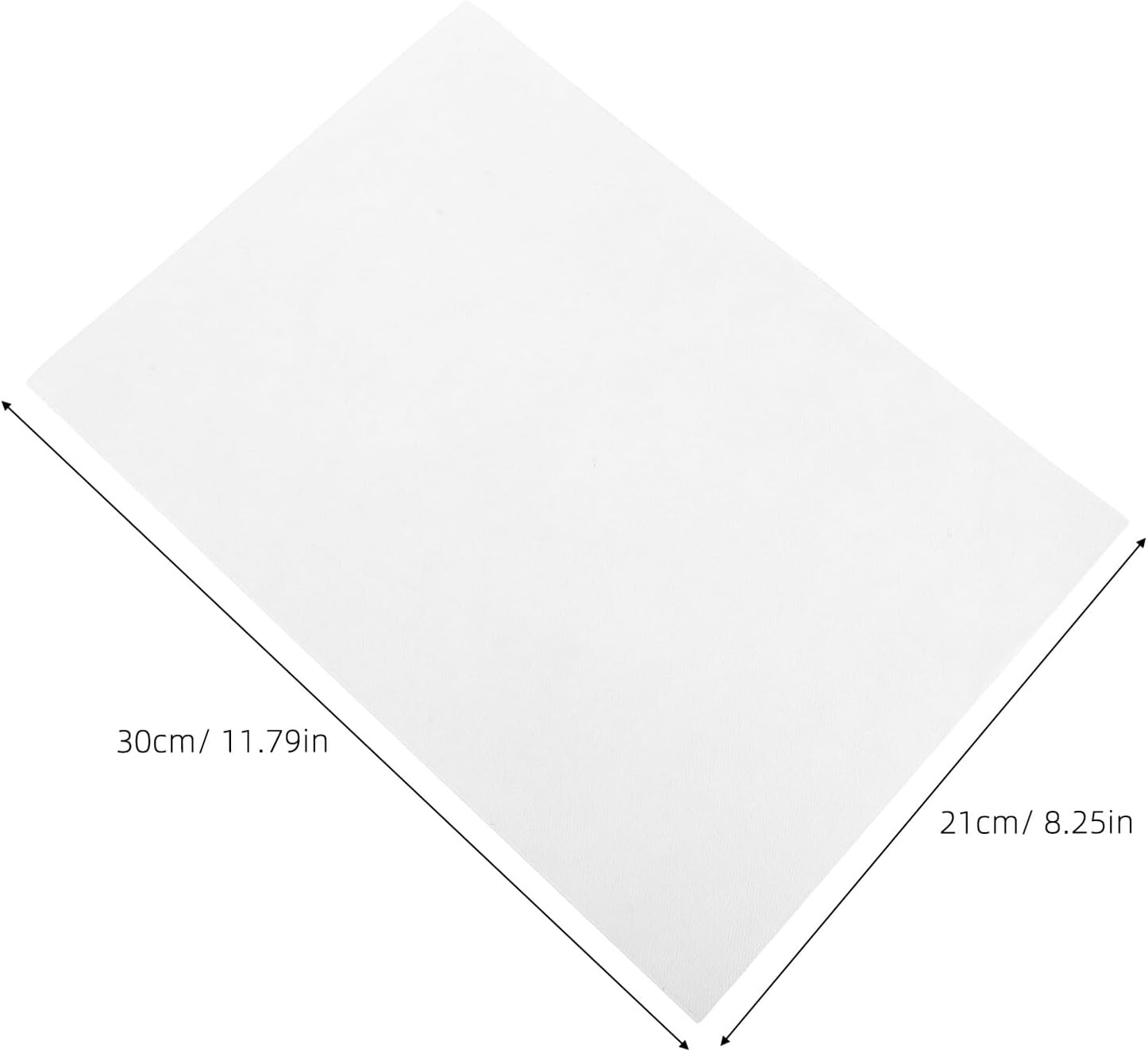 Zerodeko 9pcs Water-Soluble Embroidery Paper Stabilizer Sheet 21cm X 30cm Self-Adhesive Backing for Sewing and DIY Crafting