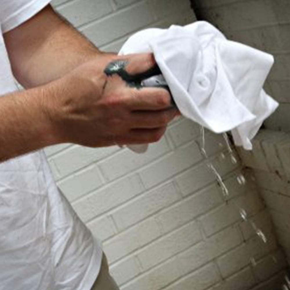 Trimaco Bleached T-Shirt and Polo Knit Painter Rags, 8lb Compressed Box