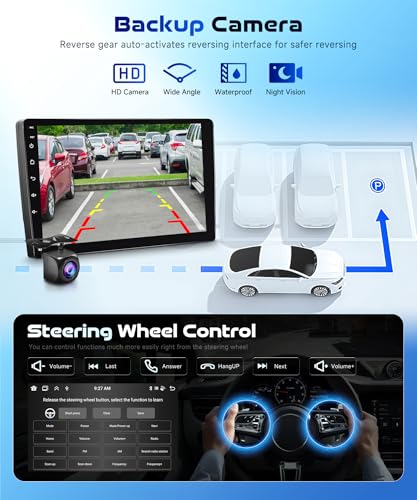 Image of 8Core 6GB+128GB Android 15 for Honda Civic 2016-2020 Radio,5.0 Bluetooth Car Stereo with Wireless Carplay,5Ghz WiFi,DSP 46EQ,Android Auto,9inch 1280x720 IPS Touch Screen,Backup Camera,63UIs,GPS,FM