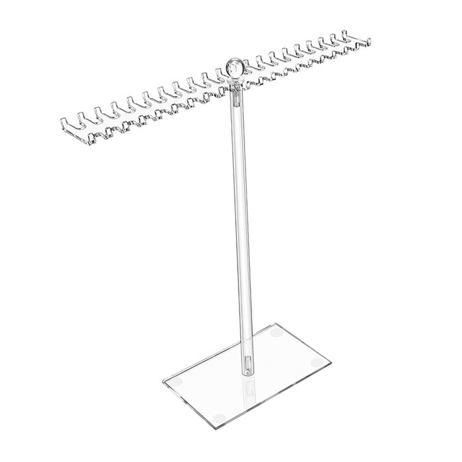 Twisaxc Premium Necklace Organizer Jewelry Holder Stand For Elegant Desktop Jewelry Organization Gifting Stores Acrylic Necklace Organizer Display Stand