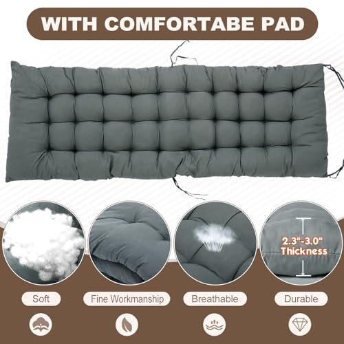 Image of DoCred Comfy Folding Recliner Chair -Bedroom Living Room Chairs