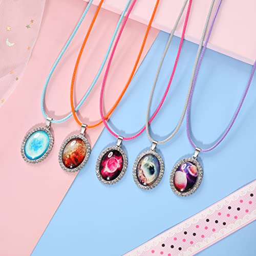 Pinksheep Girl Boy Moon Necklace Galaxy Necklace, Glowing Necklace For Kids, 10 Pc, Party Favors Bags #TOP2