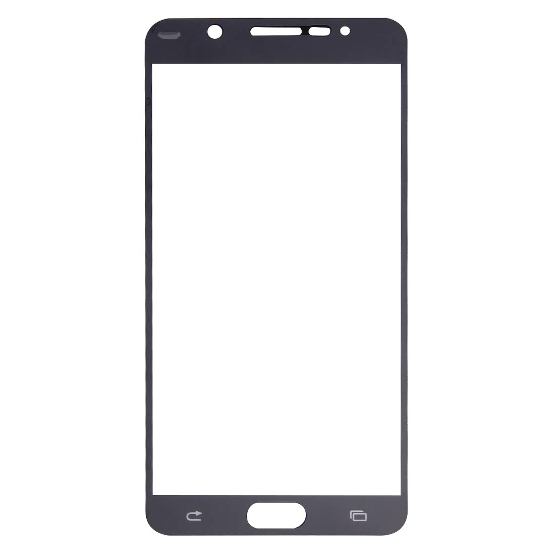 Pellicola proteggi schermo in vetro temperato per Galaxy Note 5/N920, 0,26 mm, durezza 9H, anti-esplosione, colore: Nero