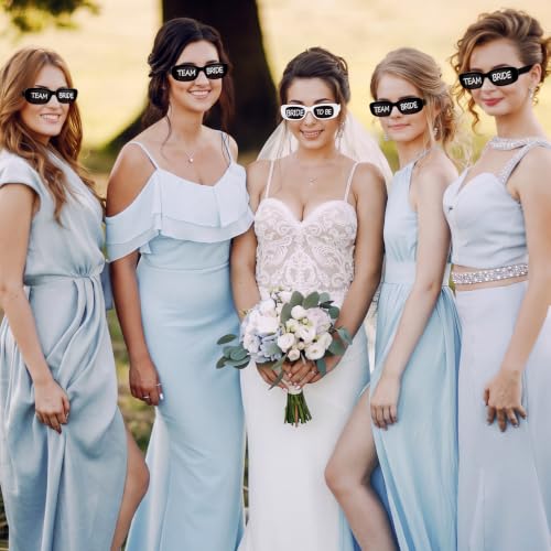 Image of Flutesan Personalized Rectangle Sunglasses with Marker Pens for Adult DIY Custom Birthday Wedding