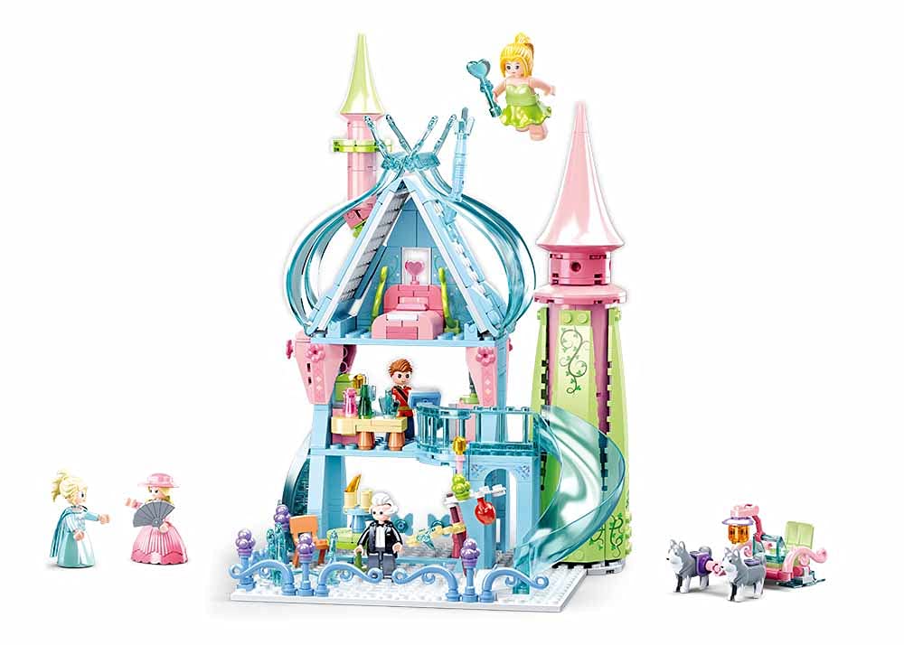 Sluban of Winter-Fairy Tale Castle 447pcs, M38-B0898, Multicolor