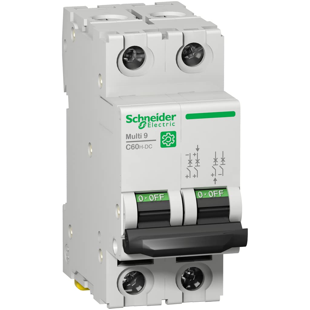 Interruptor c60h de DC Schneider m9u21213 para proteger circuitos OEM de 13 A en redes de 500 V