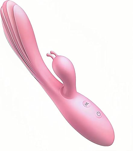 Juguete para adultos para mujer, 12 patrones, orejas de conejo, juguetes de silicona seguros para el cuerpo, potente herramienta de estimulación