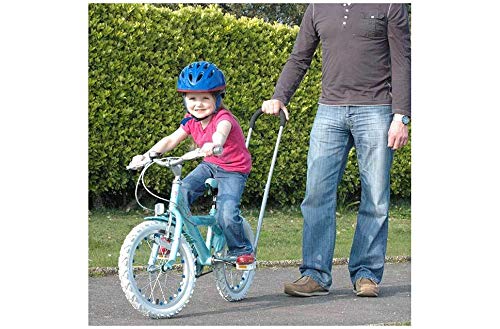 Green Gates Balance Buddy Kids Bike Parent Stabilizer Training Aid Safety Grab Handle Pole For Kids Bikes Adjustable