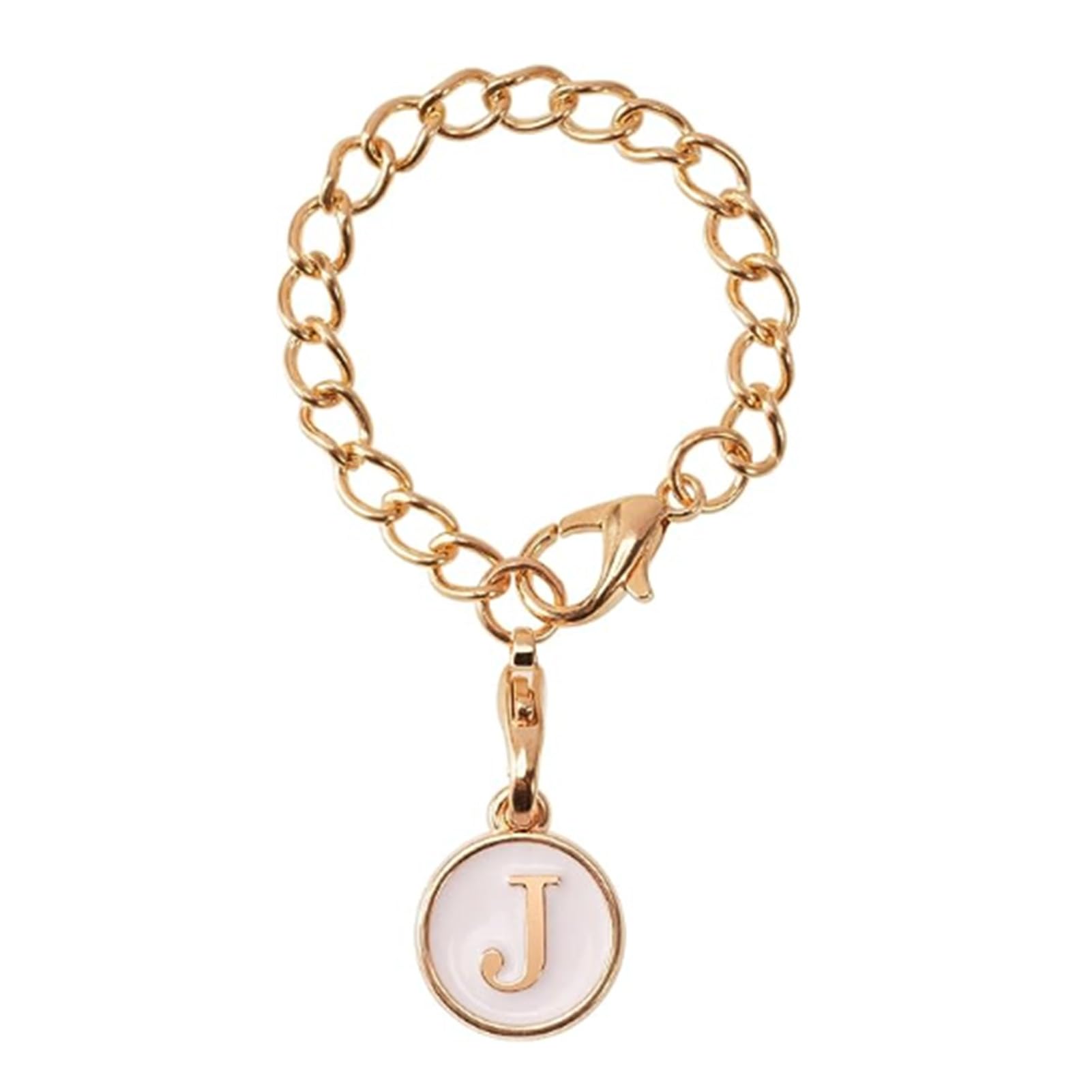 matumou Tumbler Hanging Charm Metal Link Chain Fashion Capital Letter Oil-dripping Water Cup Mug Handle Identification Decoration Chain