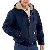 HR 4 Bewertung Carhartt Herren Jacke Duck Active Flammschutzjacke, Dunkelmarineblau, 40