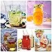 Mcupper 8oz Mason Jar Mug with Handle and Golden Lids,Set of 12 Old Fashioned Drinking Glass for Beverages, Decoration, Storage, Party Favors, Cocktails, Floats, Centerpieces and more
