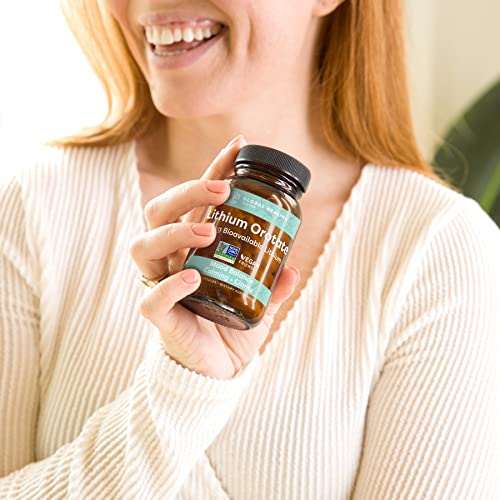 Global Healing Center Lithium Orotate Brain Health Supplement - Supports Mood, Function And Clarity - 60 Capsules #TOP3