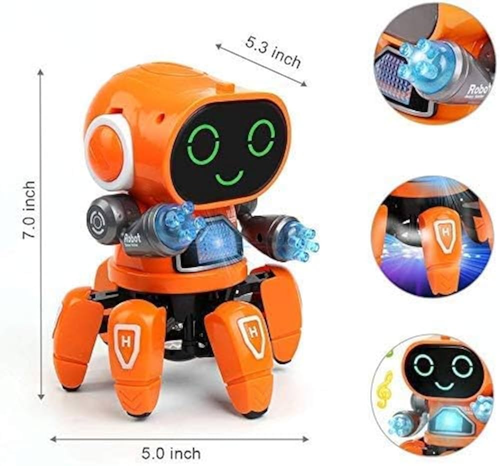 Buy mega star Pioneer Bot Robot Colorful Lights and Music | All
