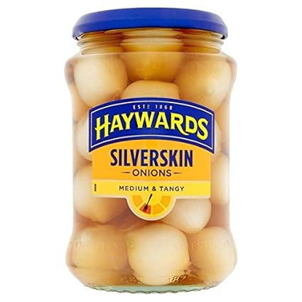 Amazon Com Haywards Medium Tangy Silverskin Onions 400g 0 88lbs Grocery Gourmet Food