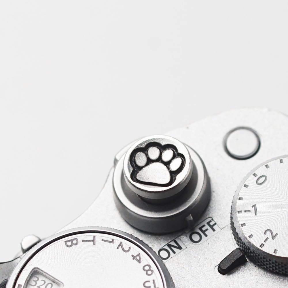 Camera Shutter Button Compatible with FUJIFILM X-T5 X-T4 X-T20 X-T30 X-T200 X-PRO2 ?,Soft Release Button for laica M9 (Cats paw)