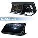 TORU CX PRO Case for LG V30/ V30 Plus/ V35, with Card Holder | Slim Protective Shockproof Cover with Hidden Credit Cards Wallet Flip Slot Compartment Kickstand | Include Mirror and USB Adapter - Black