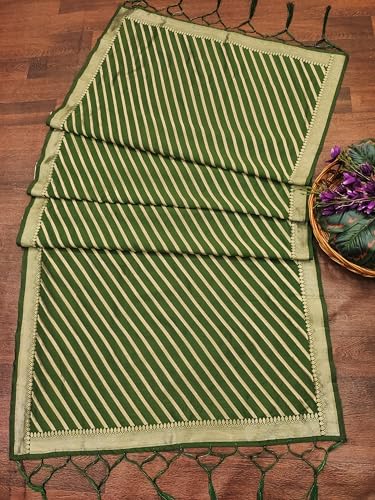 Image of DEVANGI Women's Banarasi Silk Unstitched Salwar Suit Dress Material With Dupatta