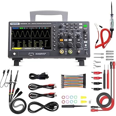 Hantek DSO2D15 Digital Storage Oscilloscope 150MHz 1GSa/s 8M,2 Channel,2CH+1CH with Signal Source Cover