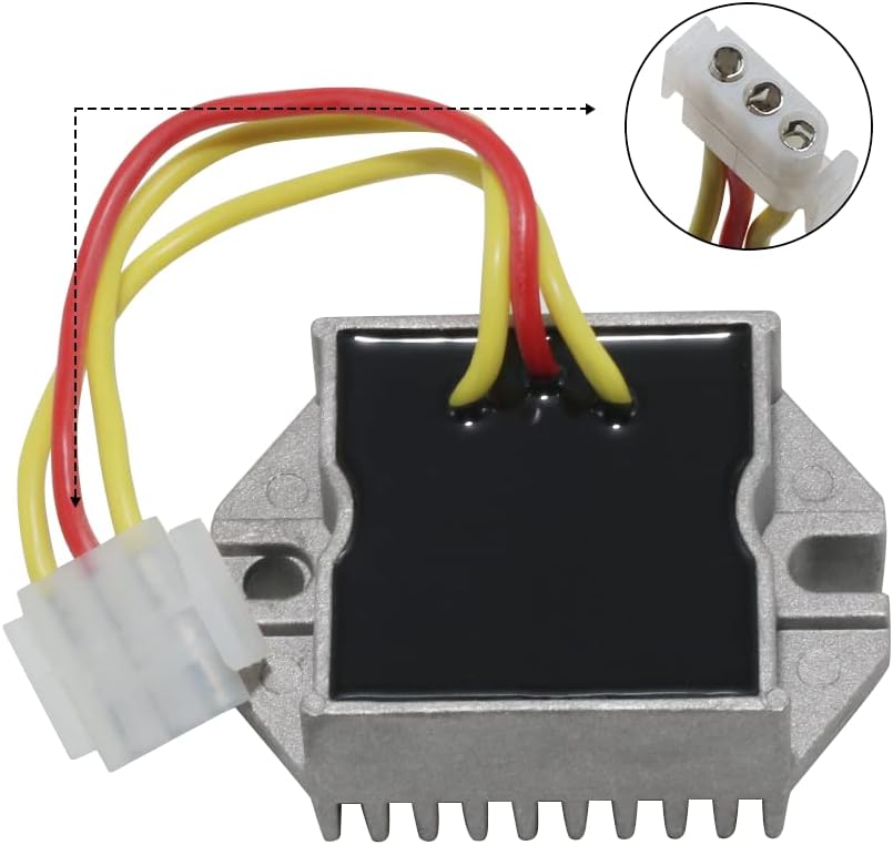 Rectifier 691573 808297 84004837 Voltage Regulator Rectifier for Briggs & Stratton 20 Amp for Briggs & Stratton 294447 295347 295447 303447 305447 350447 351442 351446 351447 351772 351776 Rectifier