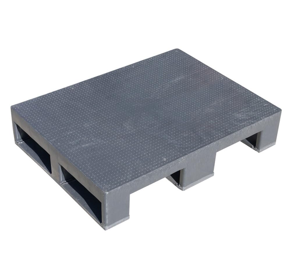 Palet de plástico 80x60x14,5cm, almacenamiento,Pallets, almacén, almacenamiento a prueba de humedad