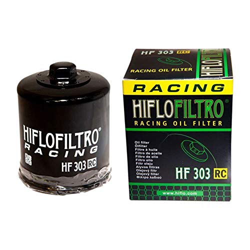 Image of HiFloFiltro HF303RC Black RC High Performance Premium Oil Filter, Single (Pack of 2)