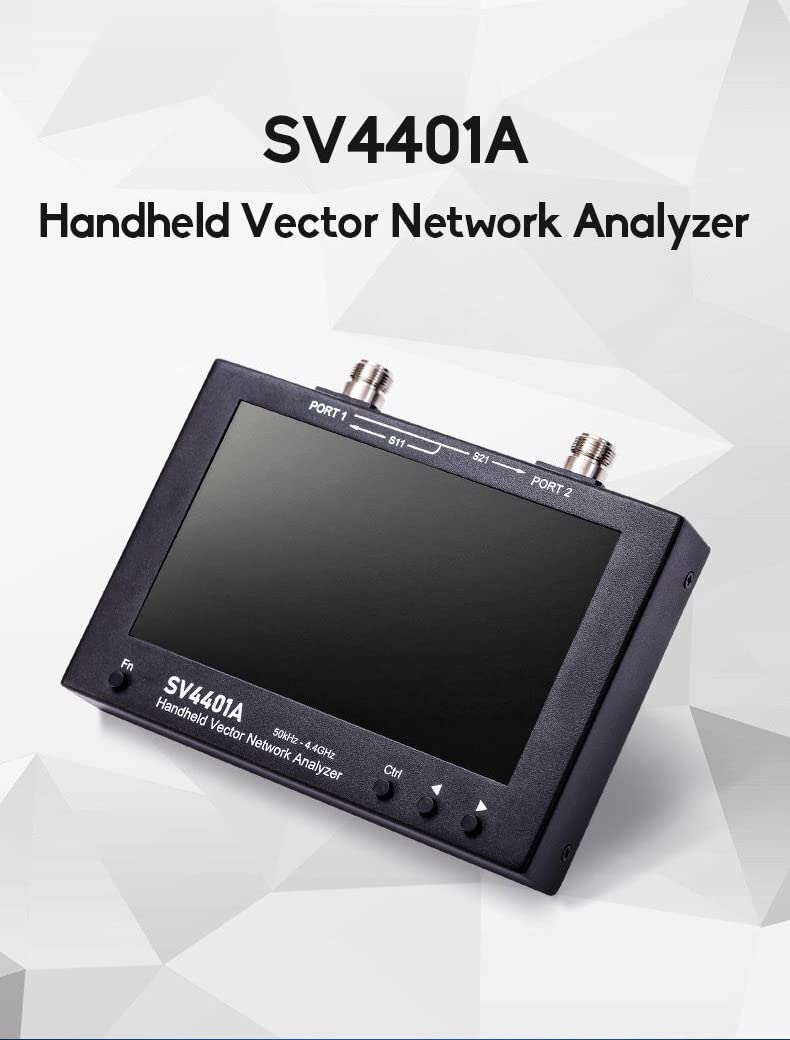 SV4401a 17,8 cm Touch LCD 50 kHz 4,4 GHz Vektor-Netzwerkanalysator HF VHF UHF Antennenanalysator Update von nanovna vna