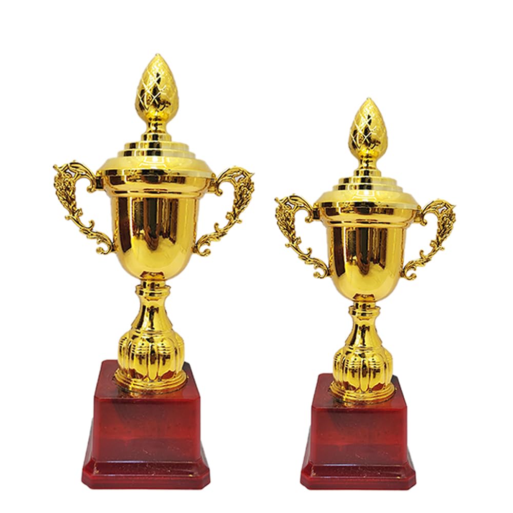 Bareeze Pure Gold Premium Trophy Cup for Sport, Event, Ceremony, Art Appreciation Gift, Sports, Academy-picture-10