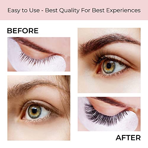 Mdc Lashes Promade Fans Eyelash Extensions 500Fans 0.05-0.07 Thickness, C/Cc/D Curl, 8-16Mm 14D Volume Eyelash Extensions Short Stem Soft Promade Fans Eyelash Extensions, Long Lasting, Easy Application #TOP4